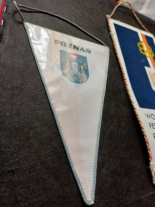 Proporczyki POZNAŃ prl staroć antyk zabytek