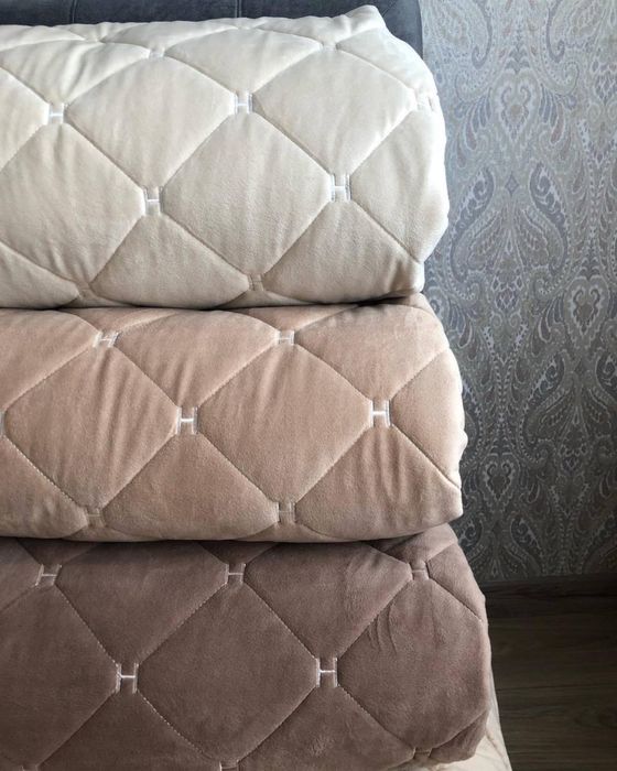 Суперціна! Чарівне велюрове покривало. Покрывало велюровое синтепон