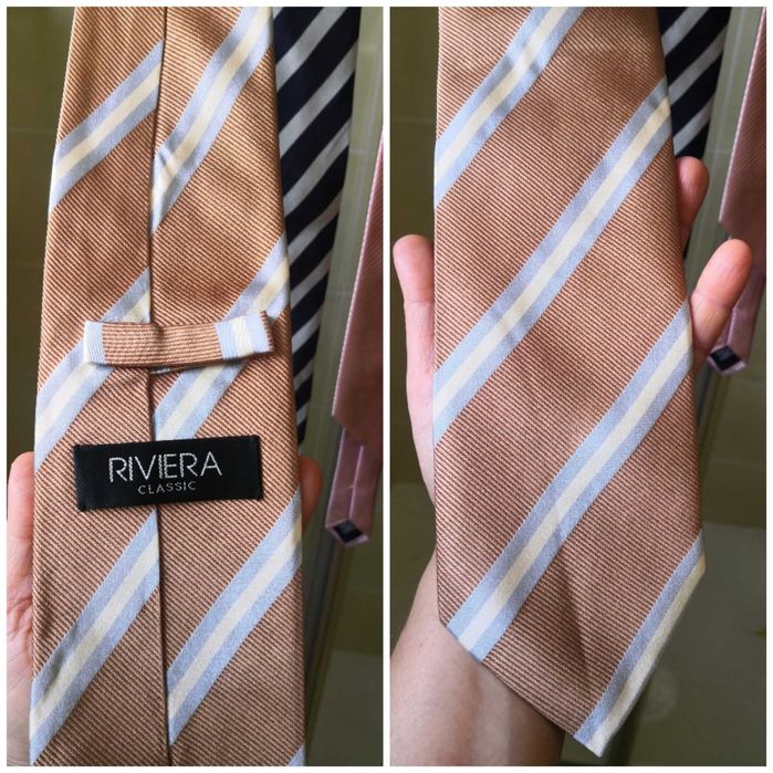 5 gravatas - várias marcas