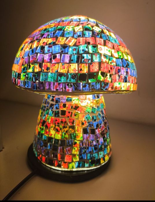 Lampa ażurowa mozaikowa