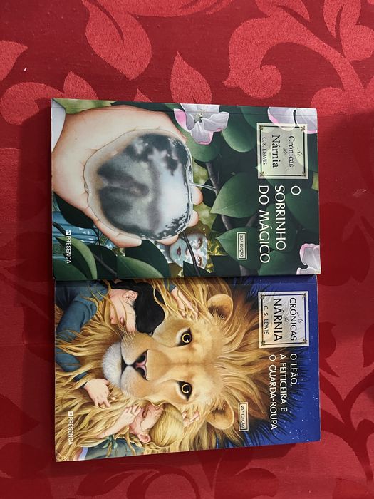 Livros cronicas de narnia, equipa donute, a magia da tinta e outros