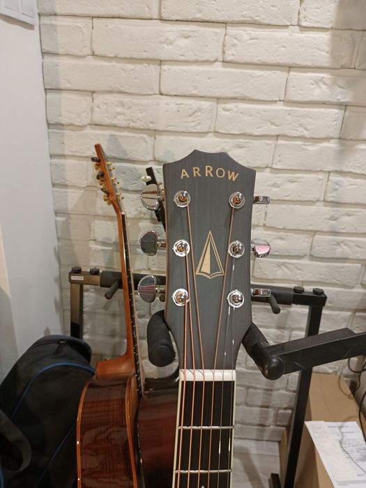 Gitara Akustyczna Arrow Silver MH Lity Top - Nowa/Wyprzedaż/Okazja