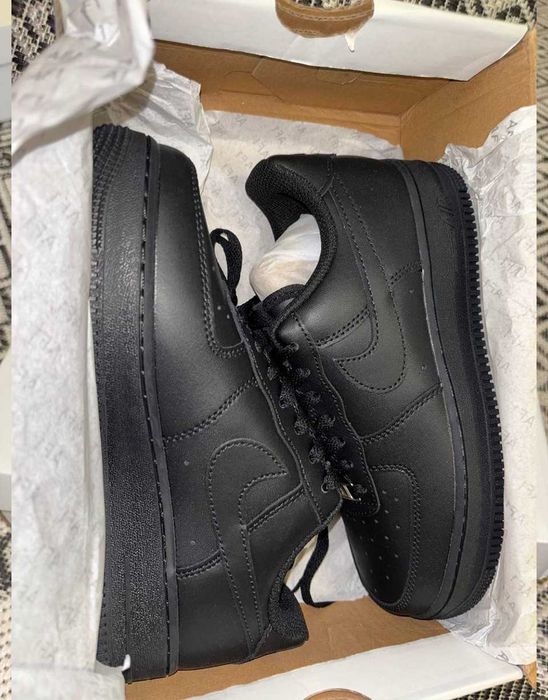 Nike AIR Force 1 BLACK 36-39, НОВІ