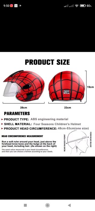 Kask dziecięcy na rower quada motocykl hulajnogę