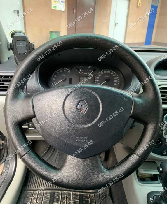Renault Logan Sandero Symbol Nexia Оплетка Чехол на руль Кожа Каучук