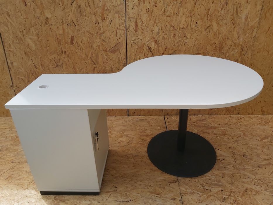 biurko biale ergonomiczne kosmetyczne