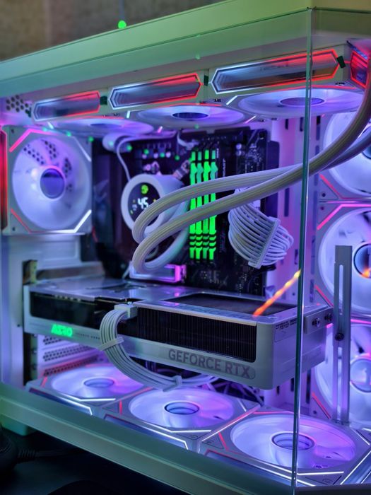 Корпус Mars Gaming MC-3TCORE White + 7 RGB вентиляторів