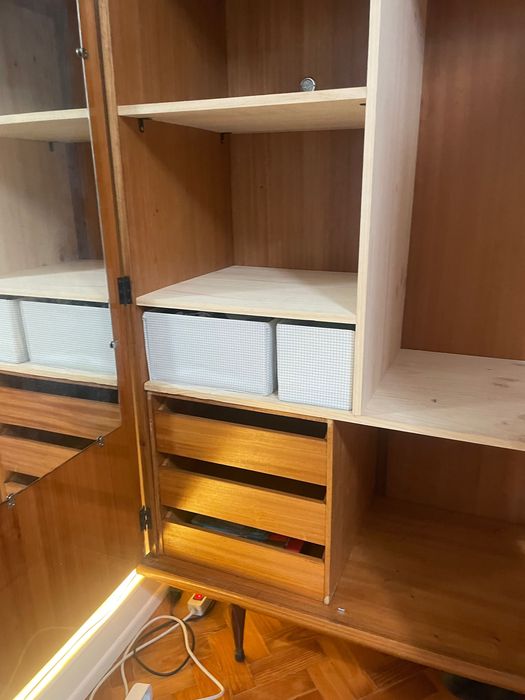 Armário vintage Formica – Anos 60 - wardrobe mid century