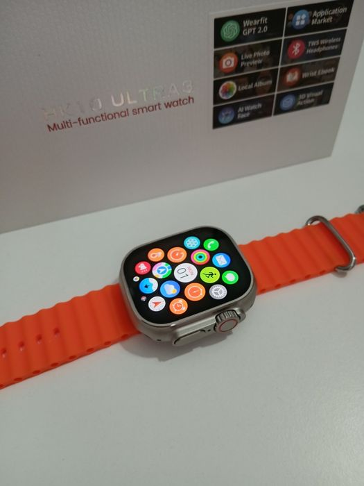 Smartwatch Hk10 ultra 3 srebrny