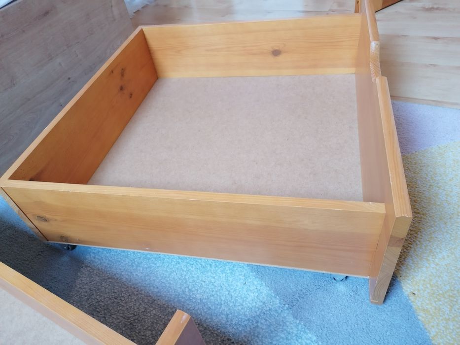Szuflady do łóżka dwie sztuki solidne