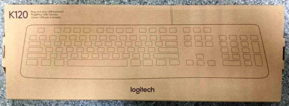 Logitech K120 USB UKR (920-002643) - НОВА.