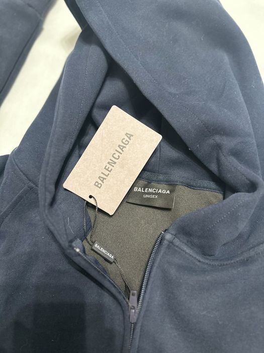 Balenciaga Polo Zip Hoodie Paris 22 M баленси зипка баленсиага зипка