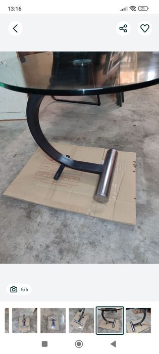 Mesa vidro Rolf Benz