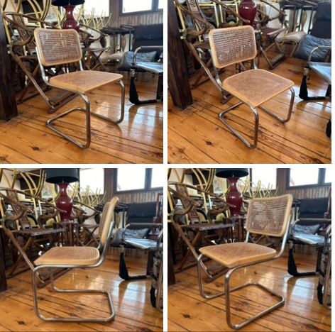 Thonet s32 Marcel Breuer krzesło Bauhaus. Produkcja 1996rok.
