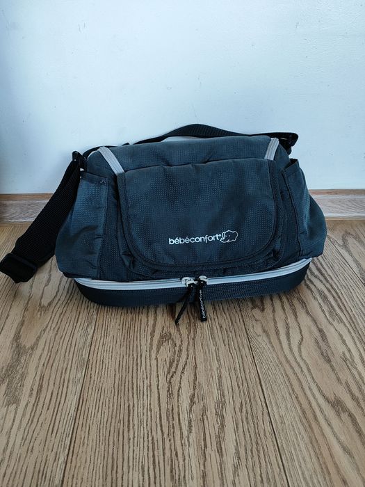Torba do wózka szara Bebe Confort regulowana pakowna