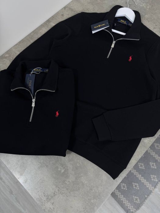‼️НОВИНКА‼️Мужская кофта зип свитшот 1/3 поло Polo Ralph Lauren