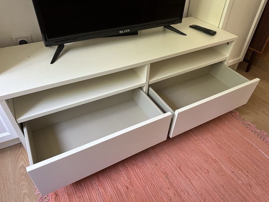 Movel TV televisão IKEA branco