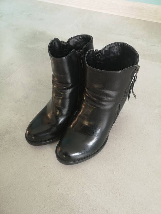 Botki czarne r 36