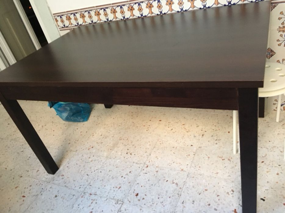 Mesa refeições madeira