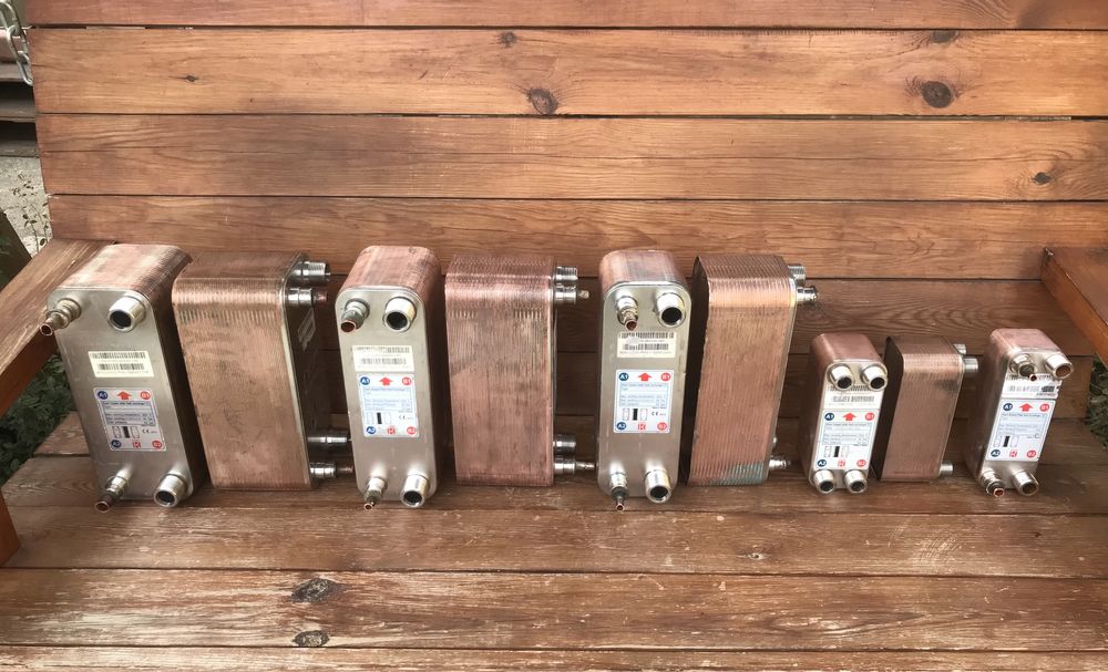 Теплообмінники теплообменник величезний вибір фріон-вода-масло-..