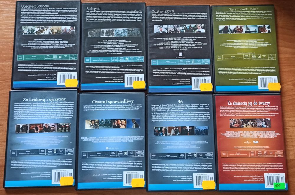 11 filmów i 1 serial na DVD z wydania Dziennika