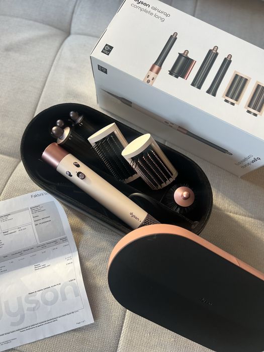 Dyson Airwrap complete long beżowy różowe złoto rose Gold