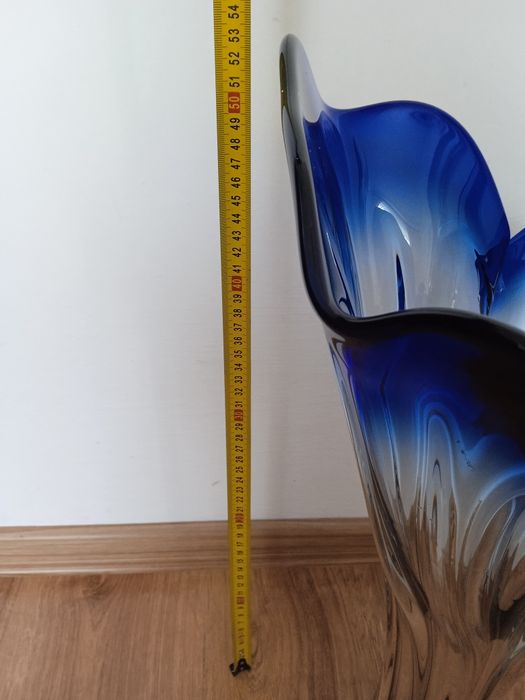 Ваза скляна напольна