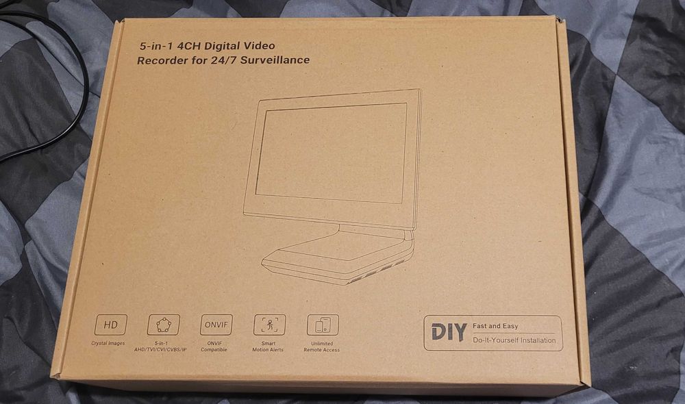 NOWY! SANNCE 4 kanałowy rejestrator All-in-One