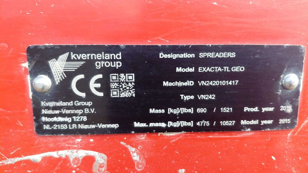 Kverneland Exacta-TL GEO