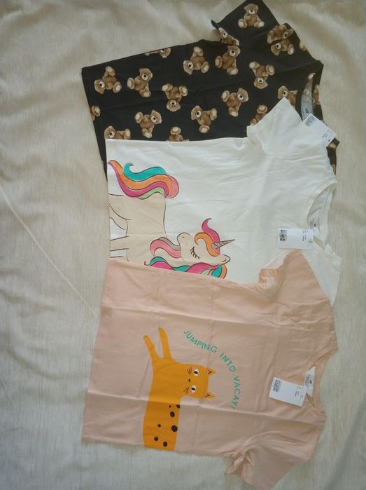 Набор футболок HM 8-10 лет девочке оригинал