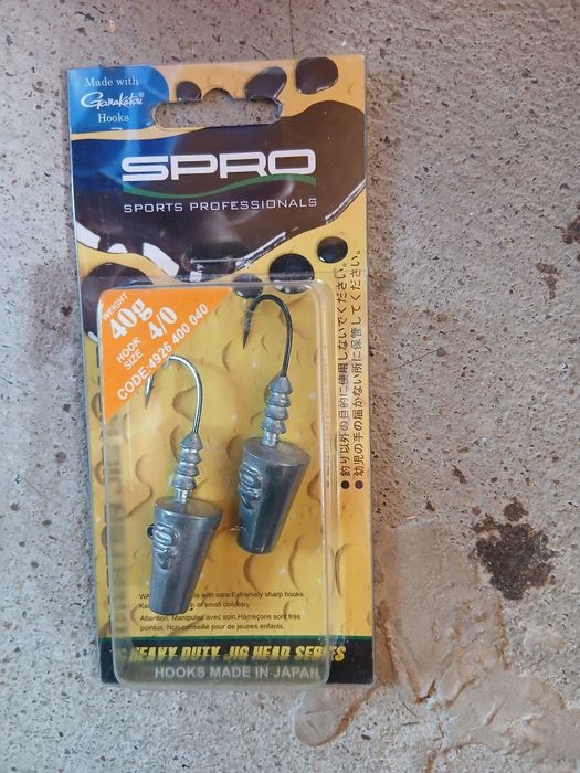 Nowe główki jigowe spro 40g