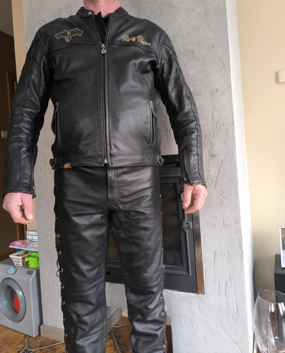 Kurtka skórzana męska M/L