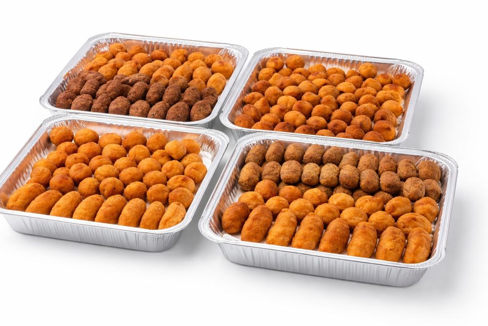 Salgados em miniatura