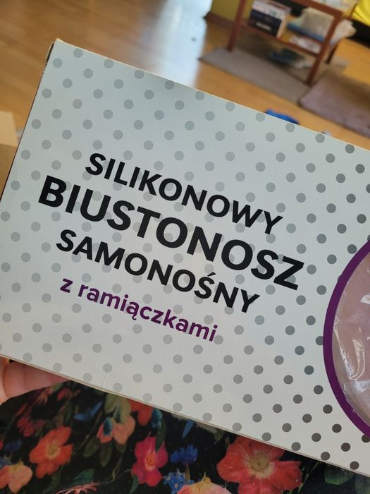 Silikonowy biustonosz samonośny Gatta roz.D