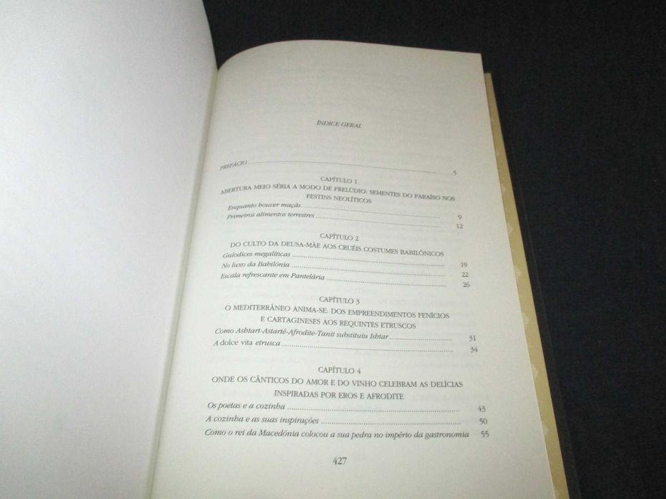 Livro Cinco mil anos de Cozinha Afrodisíaca Pino Correnti
