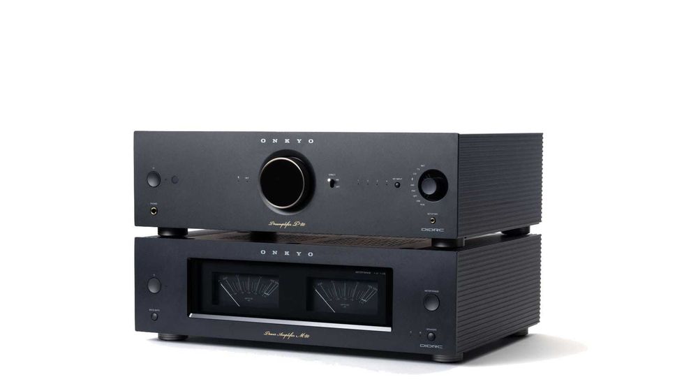 Onkyo ICON M-80 + Onkyo ICON P-80 końcówka mocy i przedwzmacniacz z streamerem