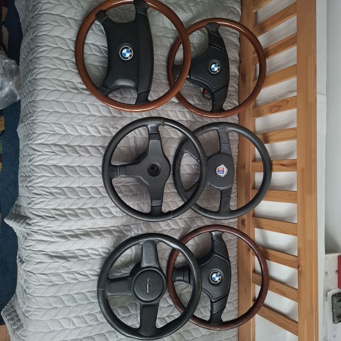 Kierownica m-technic 1  37cm  Bmw e30 36 e34 drewno alpina schnitzer