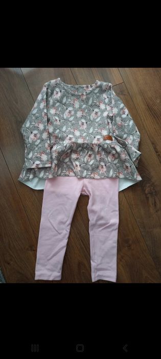 Komplet dla dziewczynki roz. 80