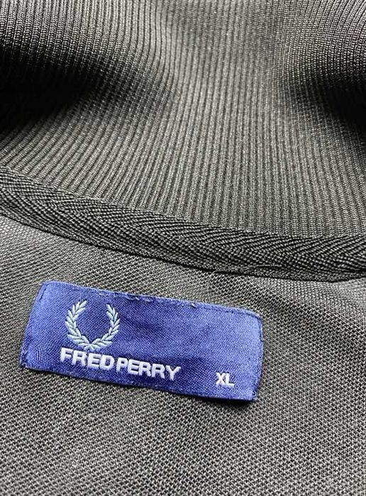 FRED PERRY/ ORYGINALNA czarna sportowa bluza na zamek rozmiar L/XL