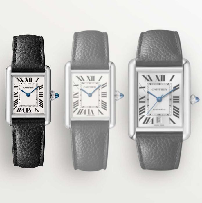 Годинник унiсекс Tank Must de Cartier watch black