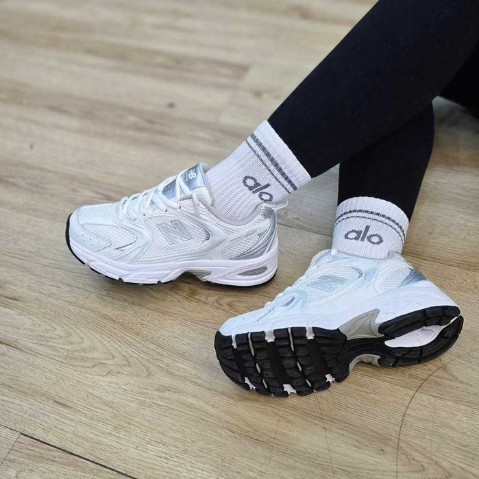 Кроссовки New Balance 530 White Silver/Кросівки NB /Жіночі Нью Беланс