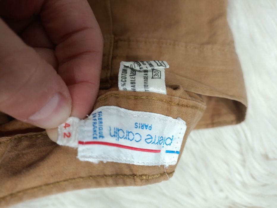 Spodenki szorty Bermudy z wysokim stanem 42 Pierre Cardin Paris