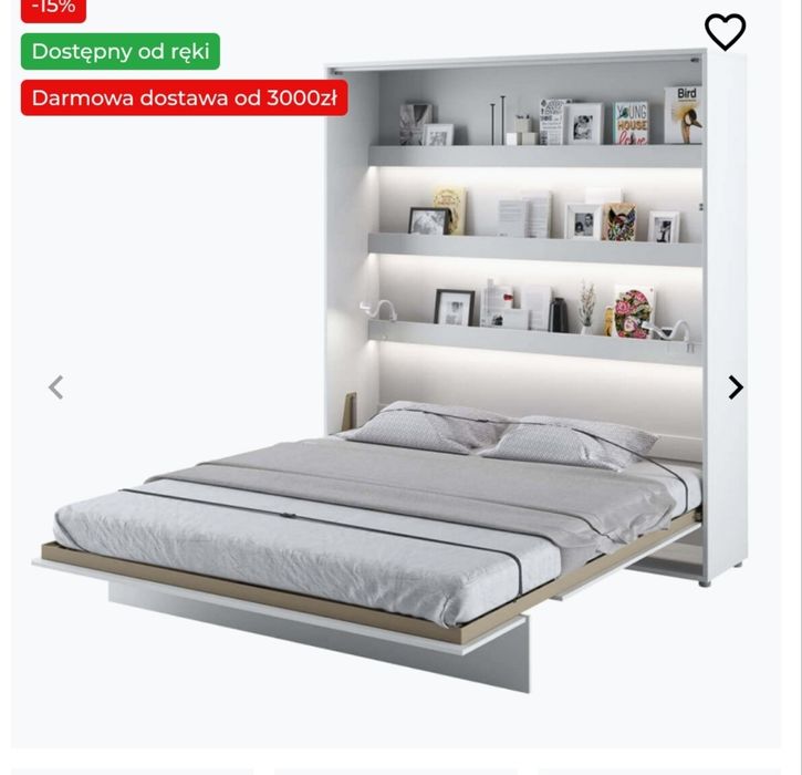 Półkotapczan Bed Concept 180x200 Lenart
