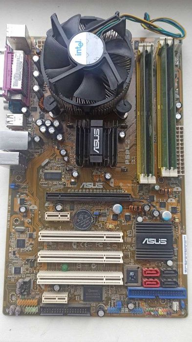 Комплект ASUS P5PL2 + Pentium 640 + 2 Gb