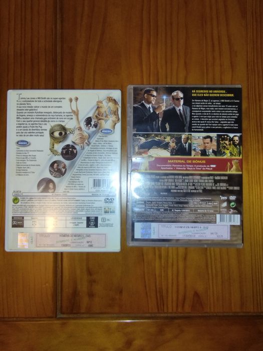 Lote DVDs Mib 2 e 3