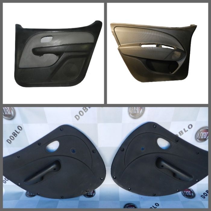 Карта дверная двери обшивка пластик салона Fiat Doblo Добло 01-15