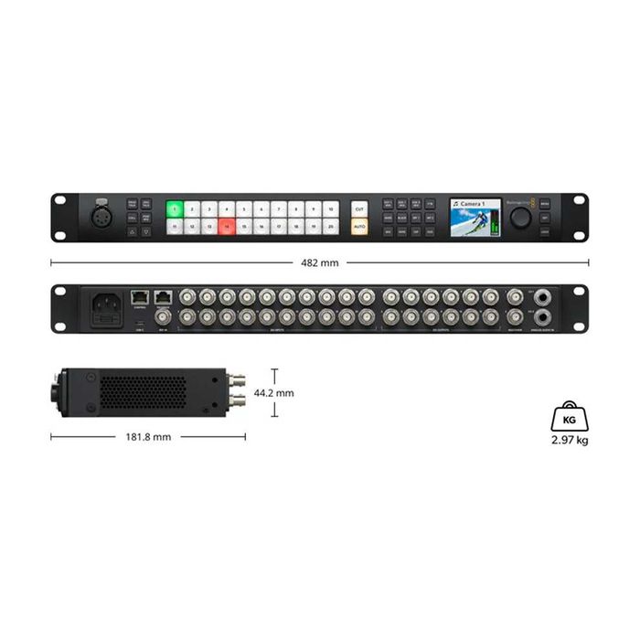 ATEM 2 M/E Constellation HD | Como nova, usada apenas 5 vezes!