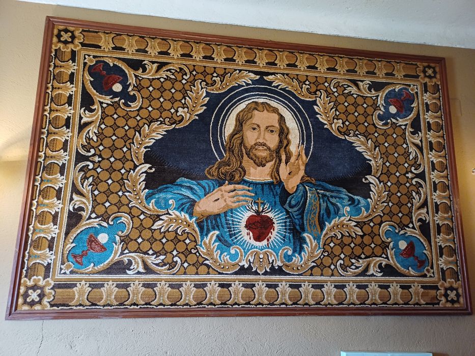 Quadro/tapete Sagrado coração de Jesus  de Jesus