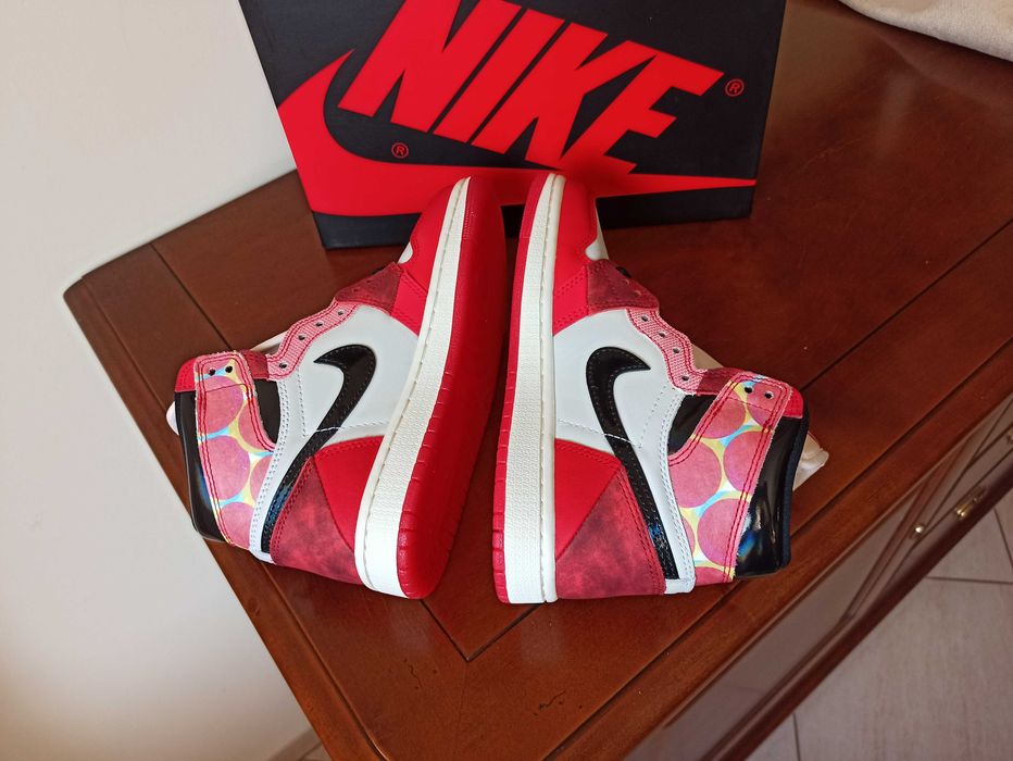 (r. 36) Nike Jordan 1 High OG Spider-Man Across the Spider DV1748,-601