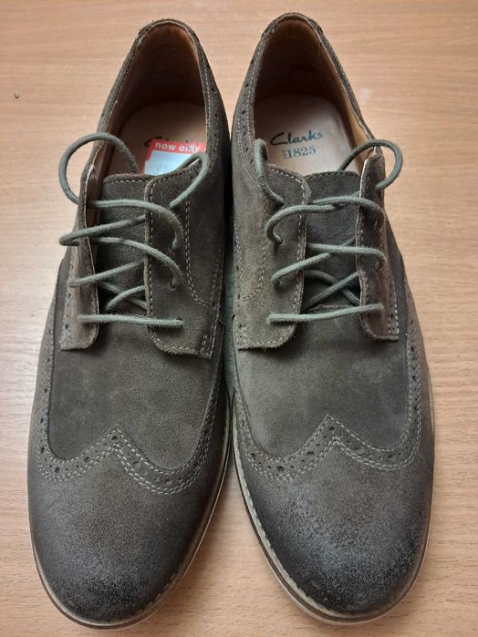 Оригинальные  туфли Clarks  размер 46